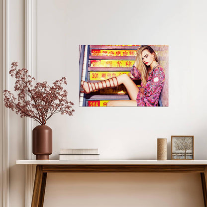 Cara Delevingne | Runway Model Art | Star Poster - Celebrities Poster