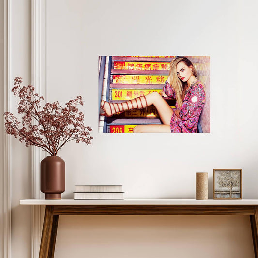 Cara Delevingne | Runway Model Art | Star Poster - Celebrities Poster