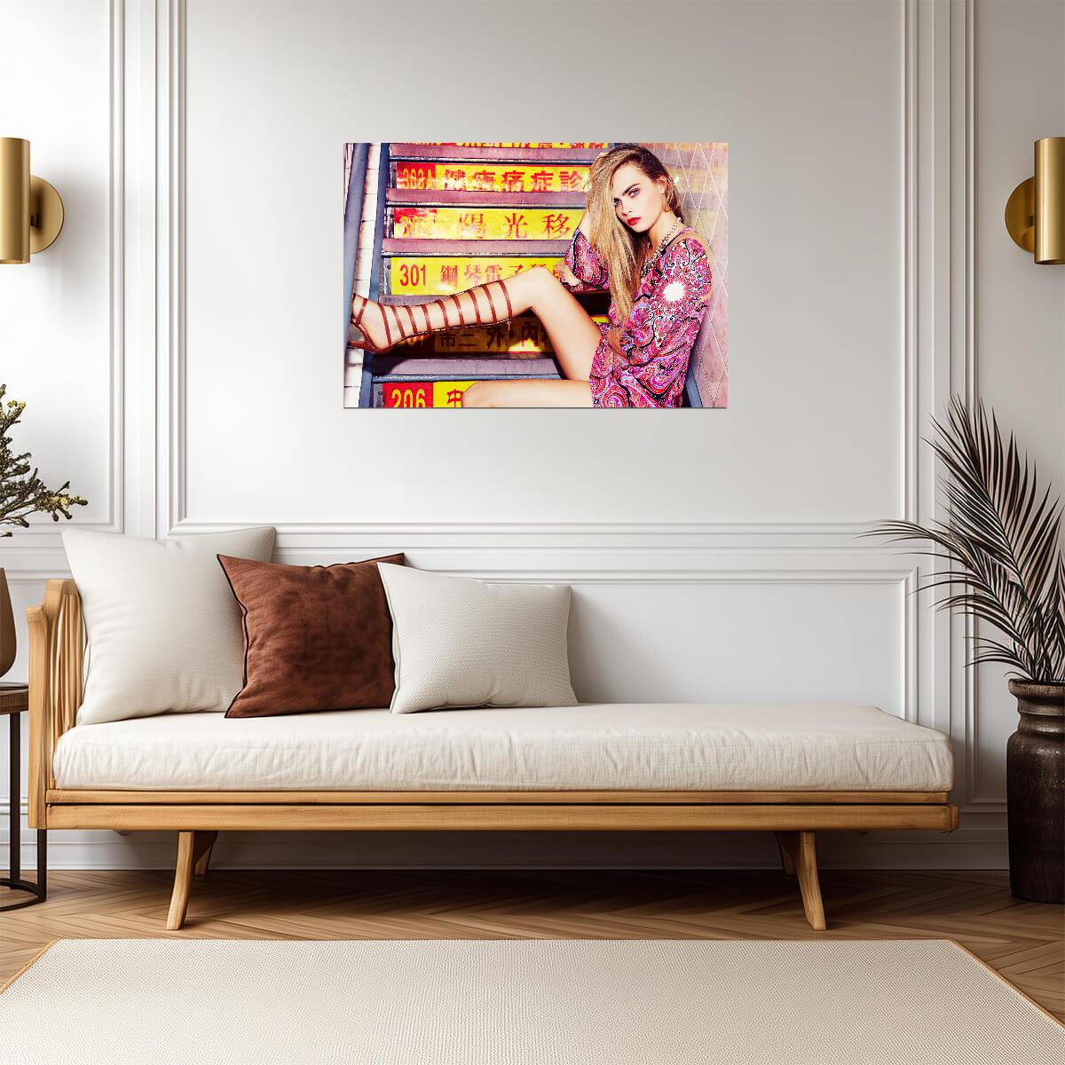 Cara Delevingne | Runway Model Art | Star Poster - Celebrities Poster