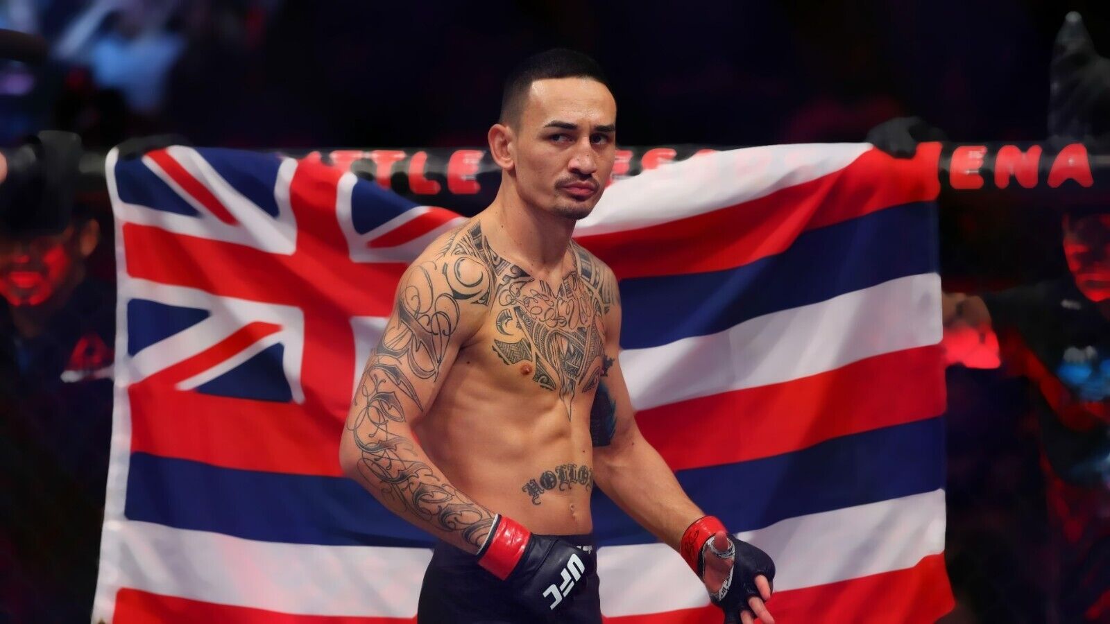 Max Blessed Holloway Hawaiian Pride | UFC Fighter Poster | Combat Sports Legend Art - Sports Poster