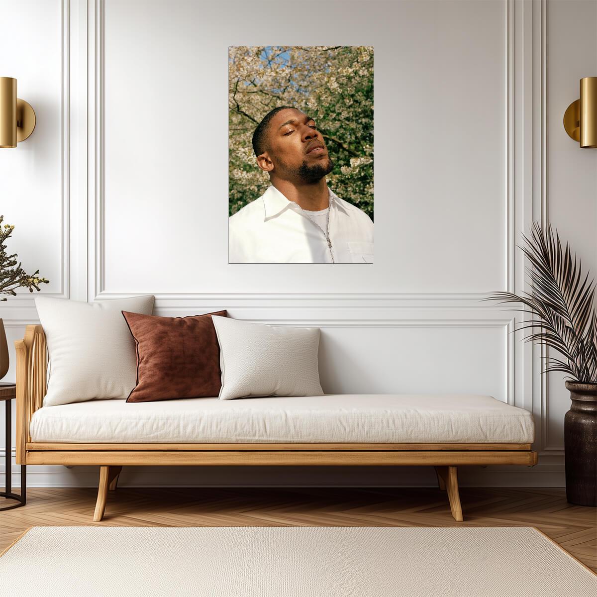 Anthony Joshua Serene Portrait | Boxing Champion Poster | Sports Legend Photography - Sports Poster