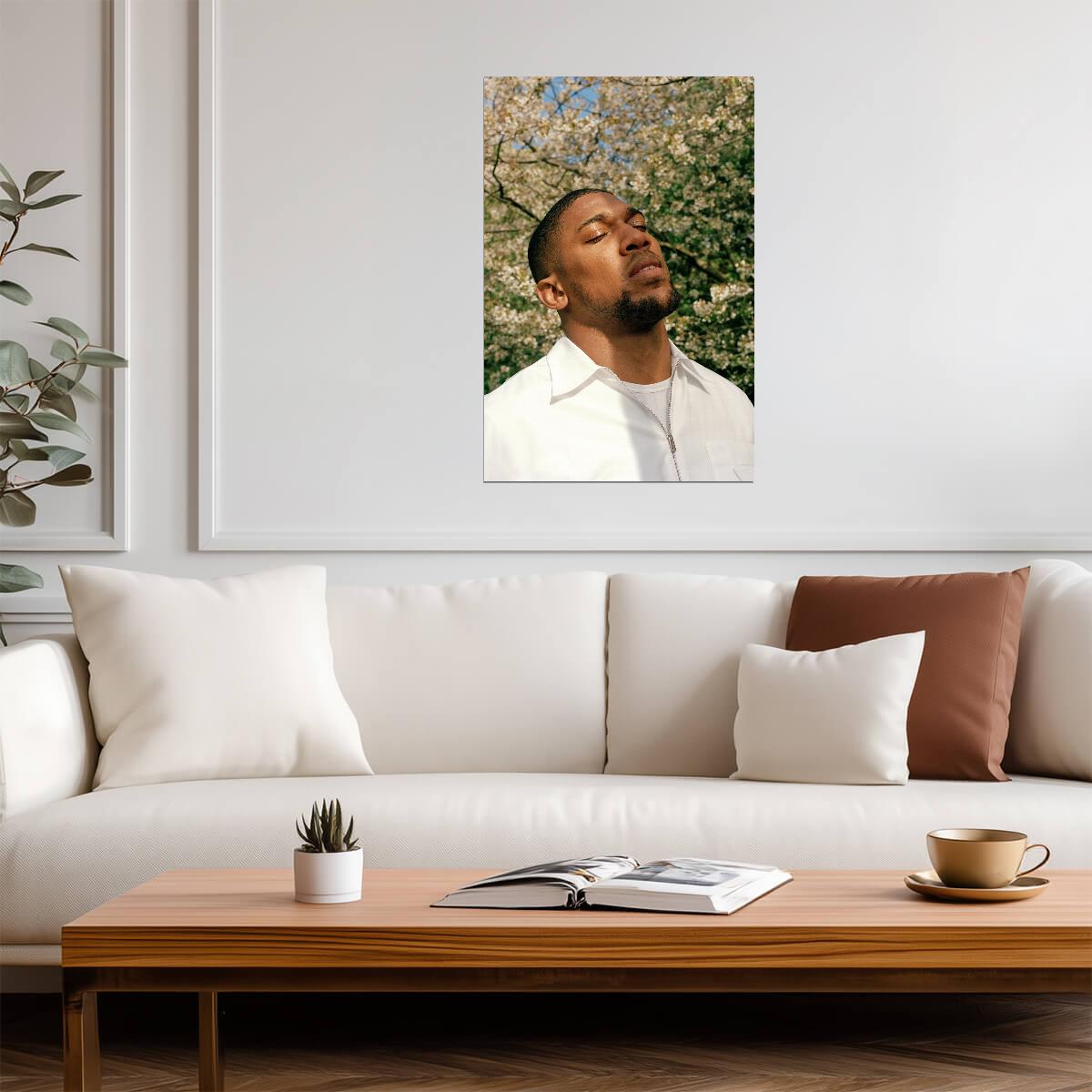 Anthony Joshua Serene Portrait | Boxing Champion Poster | Sports Legend Photography - Sports Poster
