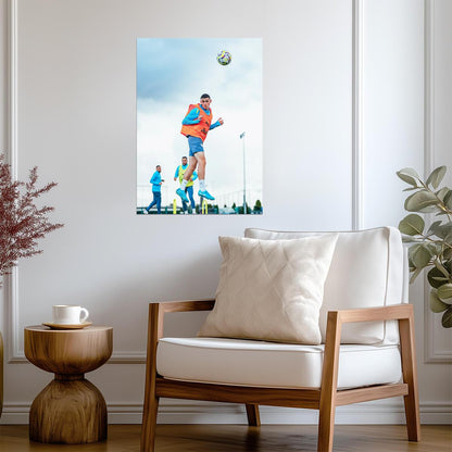 Phil Foden Training Session | Manchester City Poster | Soccer Star Wall Art - Sports Poster