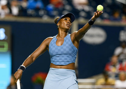 Venus Williams Serving Pose | Tennis Poster | Sports Legend Wall Art - Sports Poster