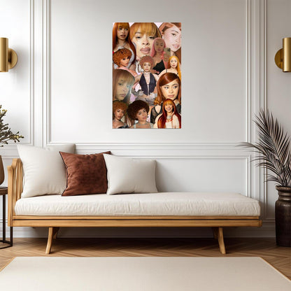 Ice Spice | Warm Tone Art | Rapper Poster - Music Poster
