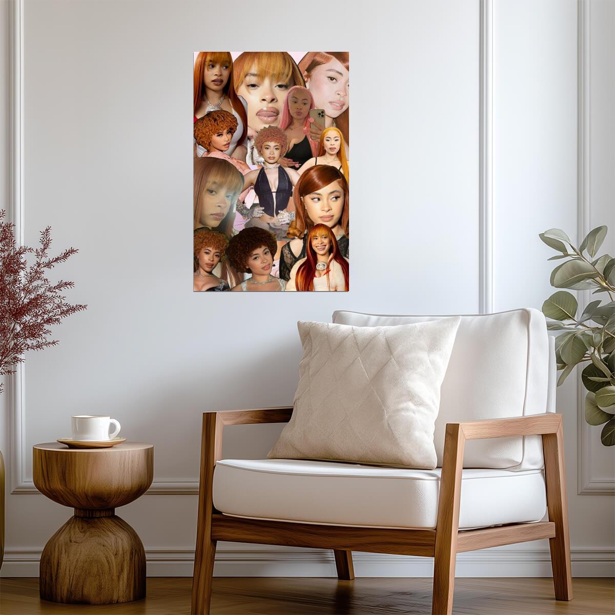 Ice Spice | Warm Tone Art | Rapper Poster - Music Poster