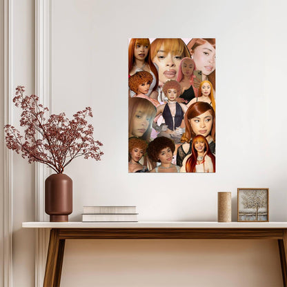 Ice Spice | Warm Tone Art | Rapper Poster - Music Poster