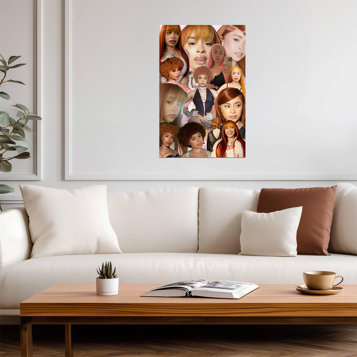 Ice Spice | Warm Tone Art | Rapper Poster - Music Poster