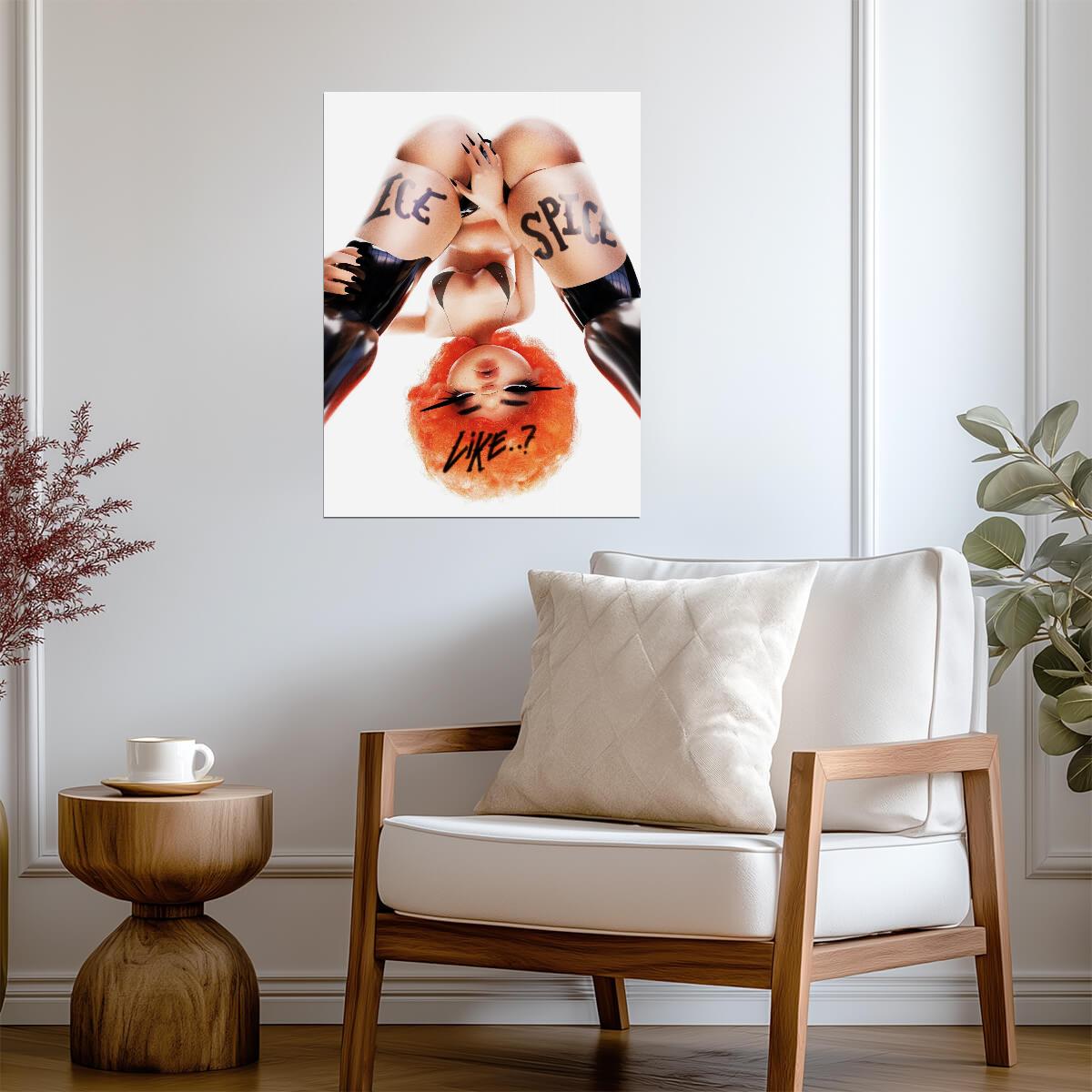 Ice Spice Like EP Cover | Album Art | Sexy Poster - Music Poster