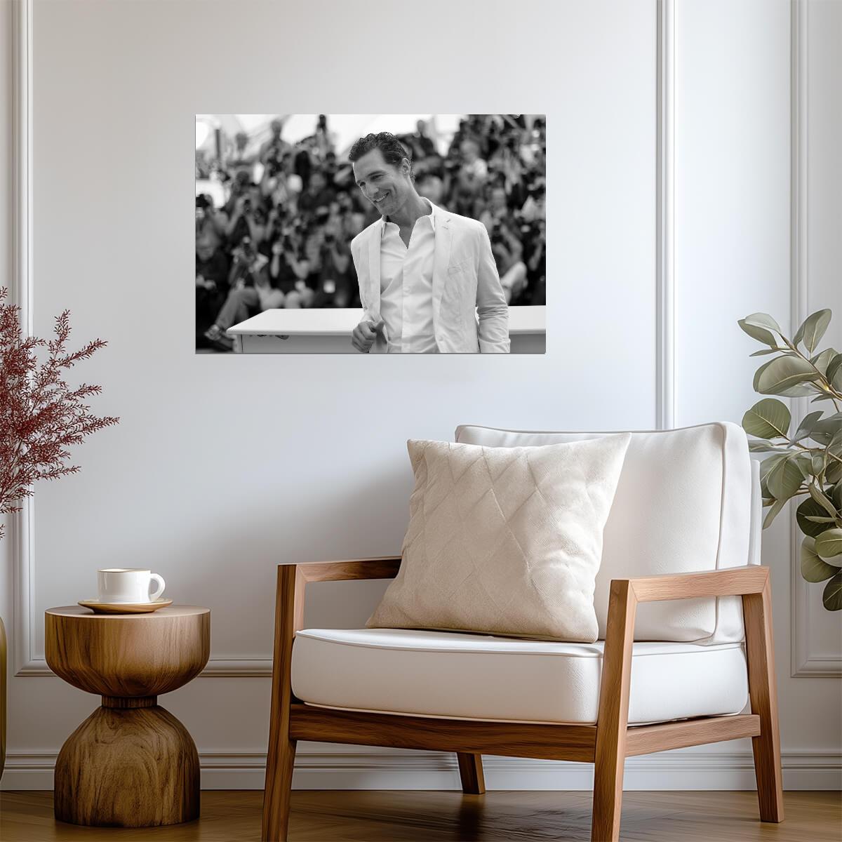 Matthew McConaughey Poster | Actor Wall Art - Celebrities Poster