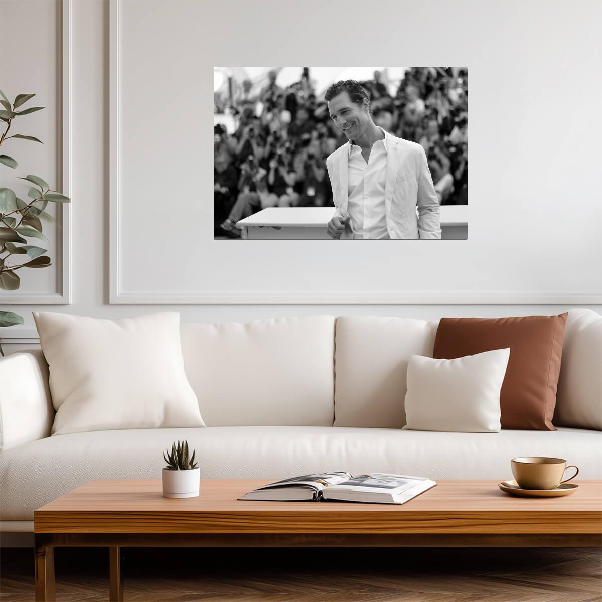 Matthew McConaughey Poster | Actor Wall Art - Celebrities Poster
