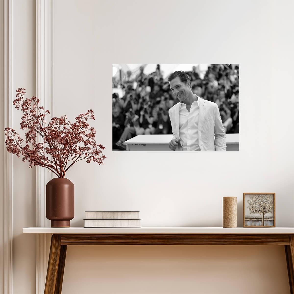 Matthew McConaughey Poster | Actor Wall Art - Celebrities Poster