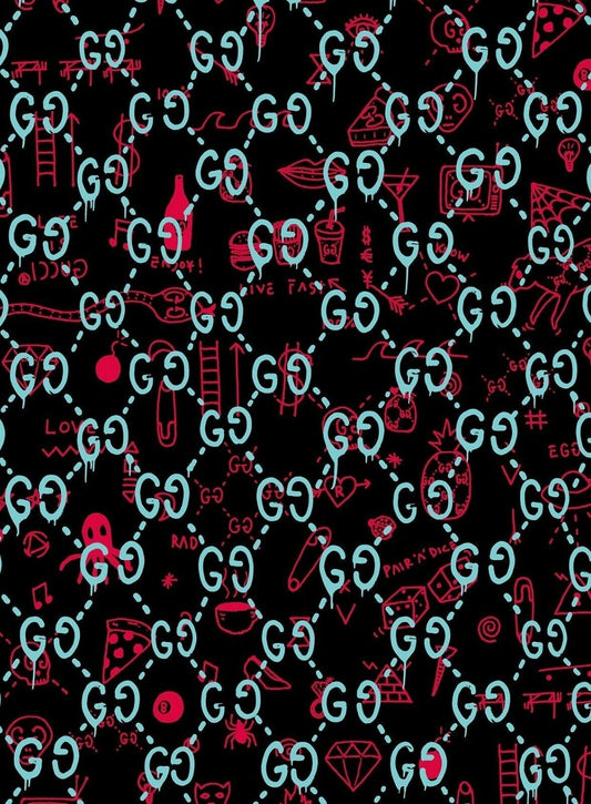 Gucci | Abstract Geometric Print | Art Poster - Graphic & Art Poster