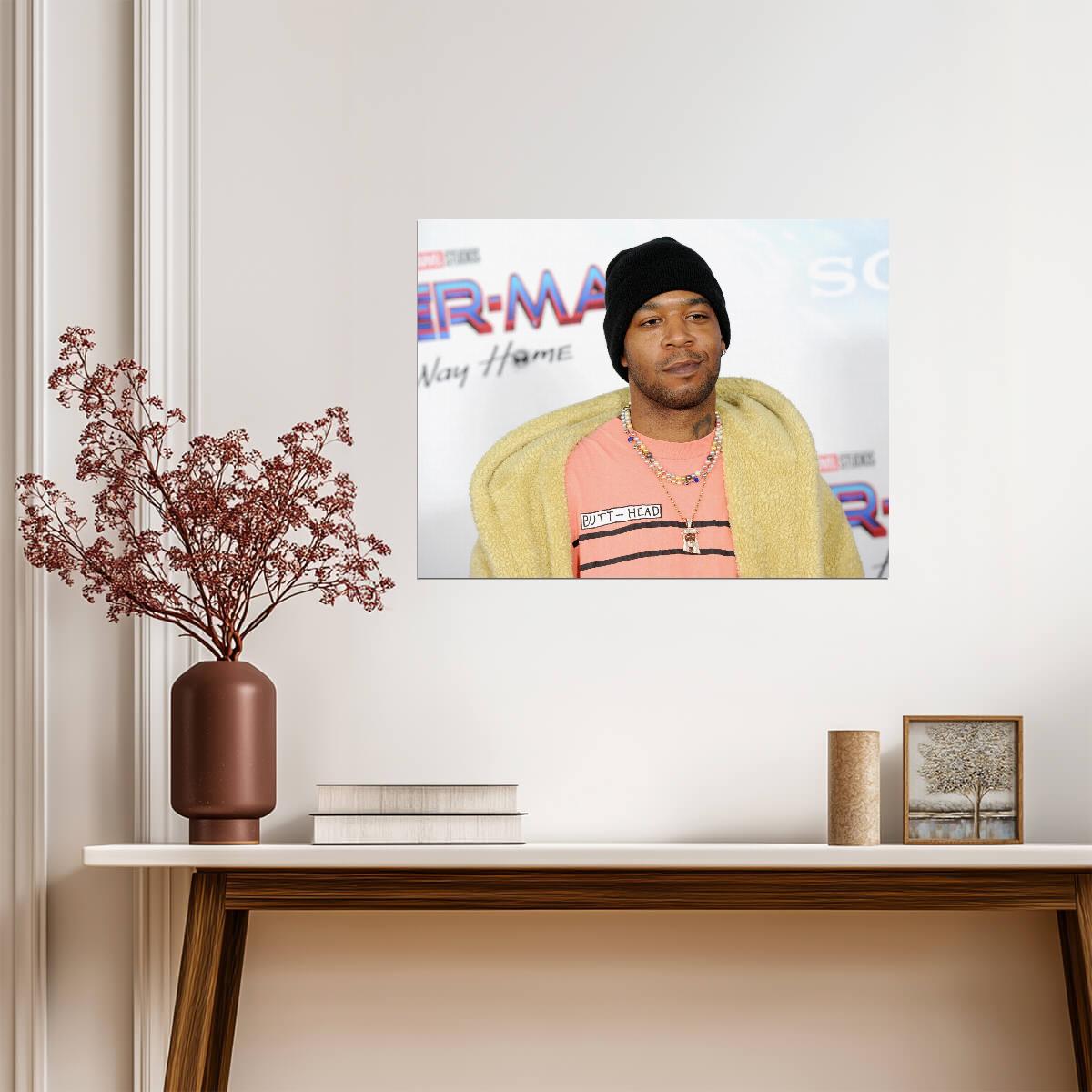Kid Cudi Print | Hip Hop Rap Poster - Music Poster