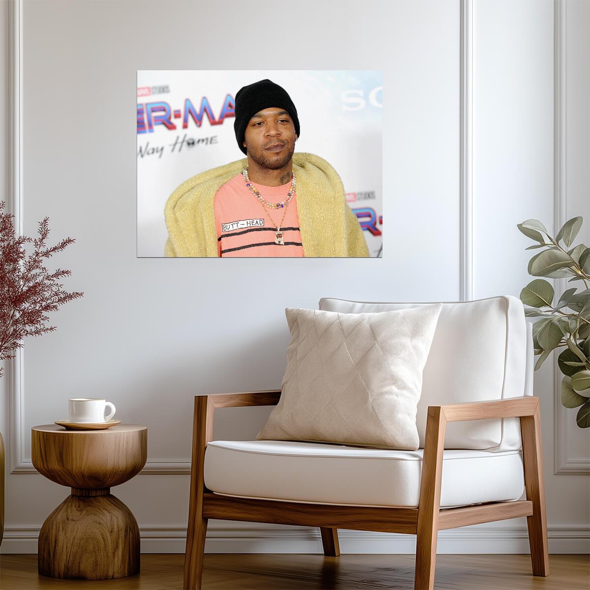 Kid Cudi Print | Hip Hop Rap Poster - Music Poster