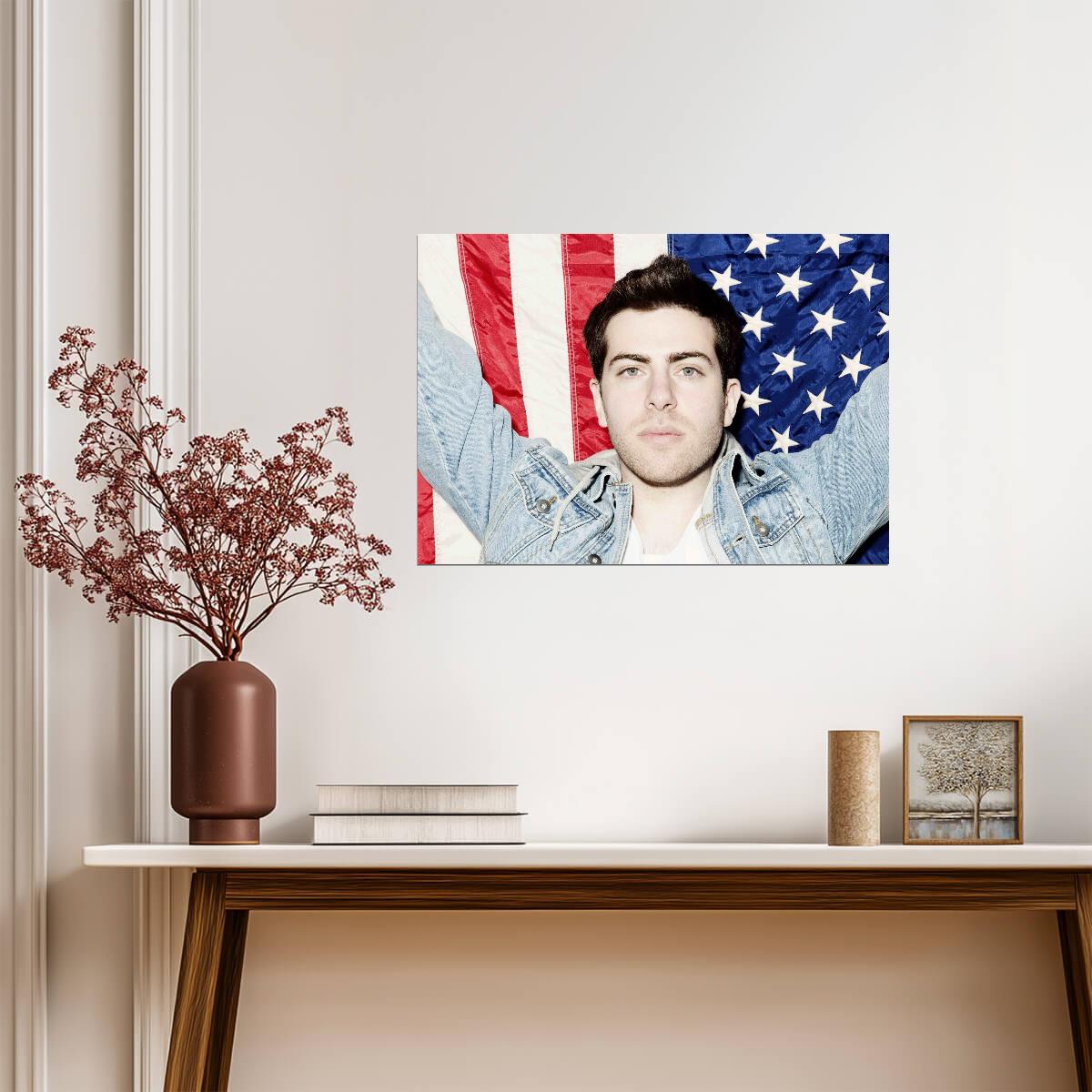 Hoodie Allen | Rapper Portrait | Celebrity Poster - Music Poster