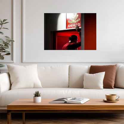 Virgil van Dijk This is Anfield | Liverpool FC Soccer Poster | Football Legend Art - Sports Poster