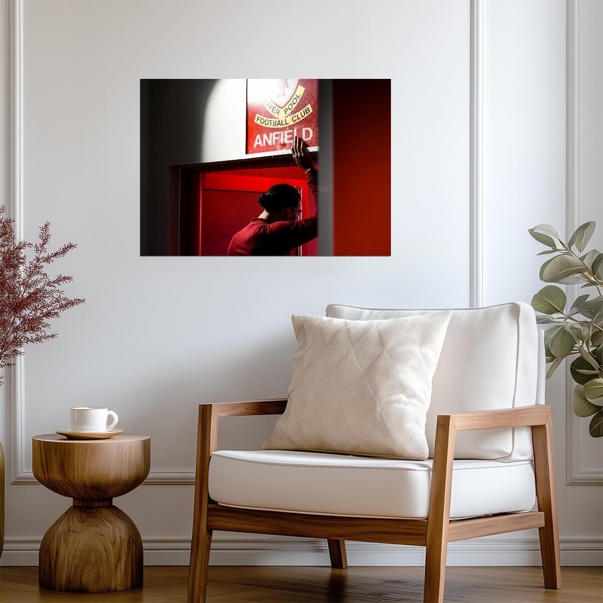 Virgil van Dijk This is Anfield | Liverpool FC Soccer Poster | Football Legend Art - Sports Poster