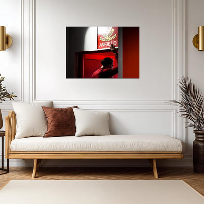 Virgil van Dijk This is Anfield | Liverpool FC Soccer Poster | Football Legend Art - Sports Poster