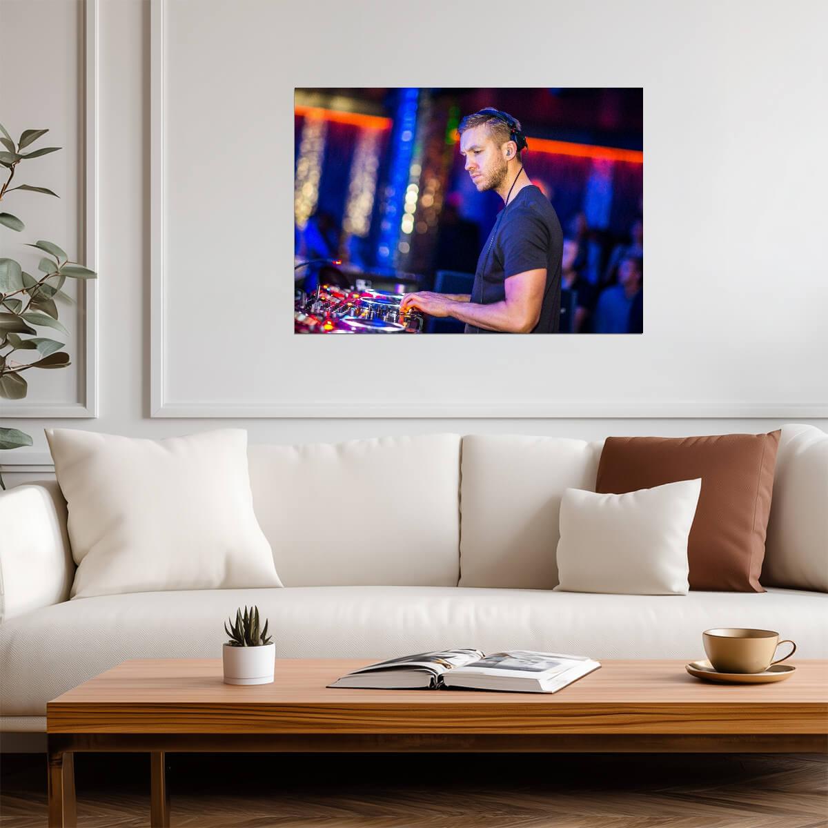Calvin Harris Live | DJ Concert Poster | EDM Wall Art - Music Poster