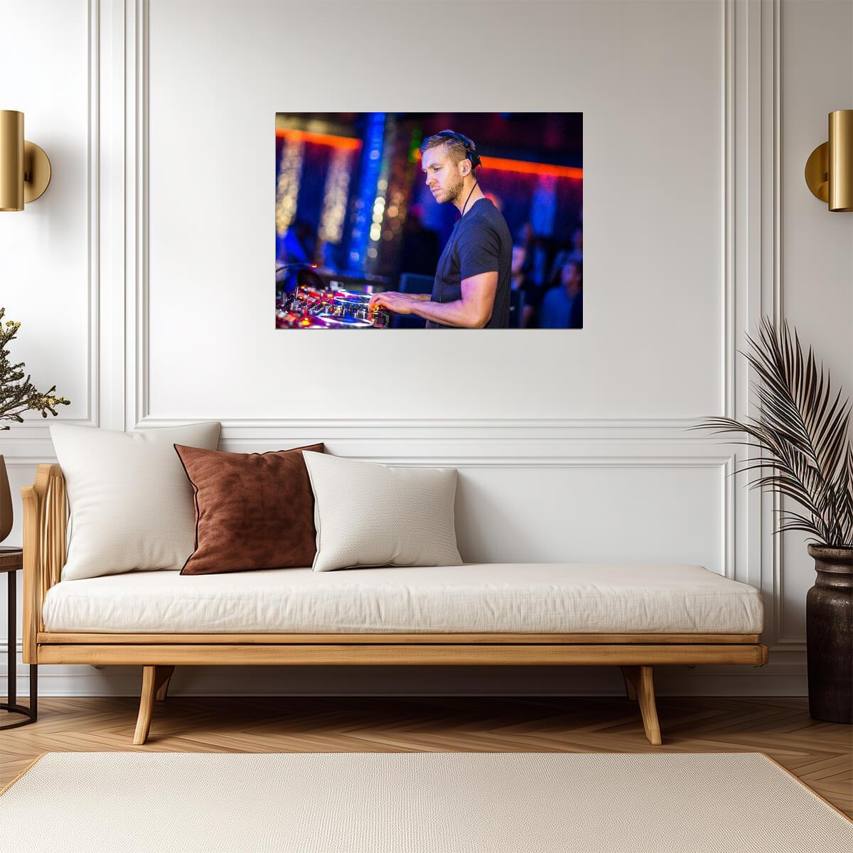 Calvin Harris Live | DJ Concert Poster | EDM Wall Art - Music Poster