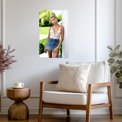 Hailey Bieber | Model Portrait | Star Poster - Celebrities Poster