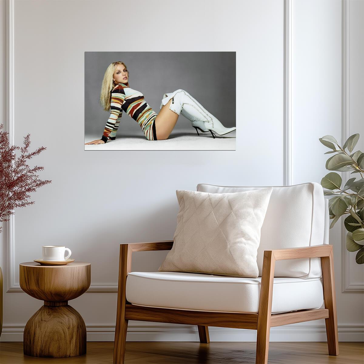 Britney Spears 2000s Photoshoot | Y2K Pop Music Icon | Retro Celebrity Poster - Music Poster