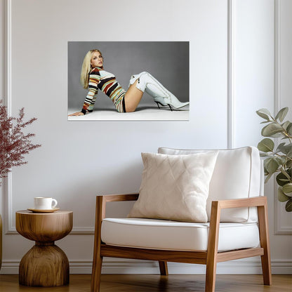Britney Spears 2000s Photoshoot | Y2K Pop Music Icon | Retro Celebrity Poster - Music Poster