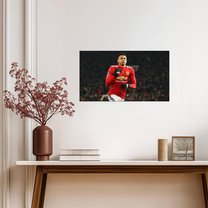 Jesse Lingard Manchester United | Soccer Action Photo | English Football Poster - Sports Poster