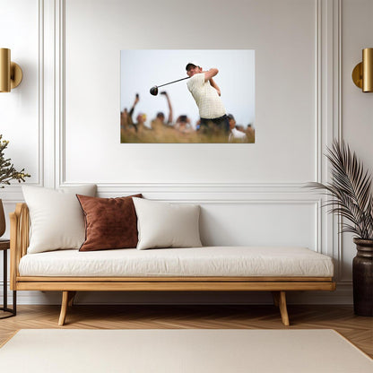 Rory McIlroy Golf Swing Poster | Pro Golfer Wall Art | Sports Photography - Sports Poster