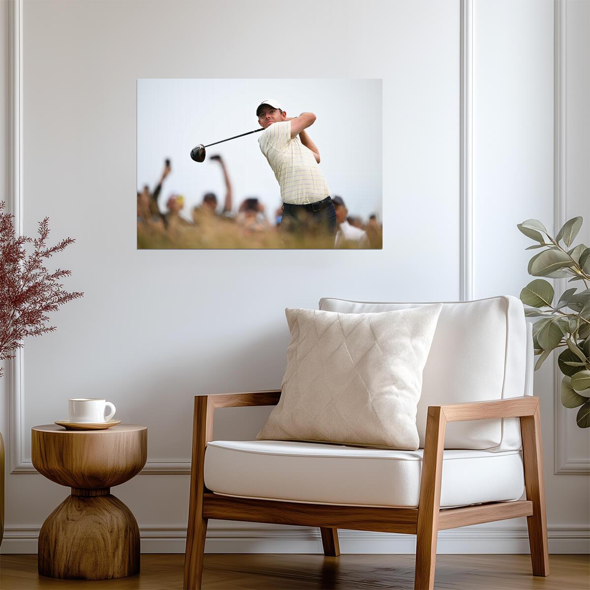 Rory McIlroy Golf Swing Poster | Pro Golfer Wall Art | Sports Photography - Sports Poster