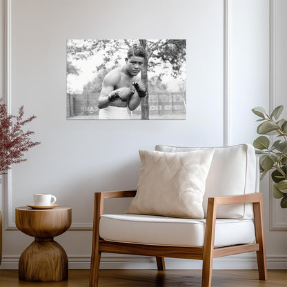 Joe Louis The Brown Bomber | Heavyweight Boxing Poster | Vintage Sports Photography - Sports Poster