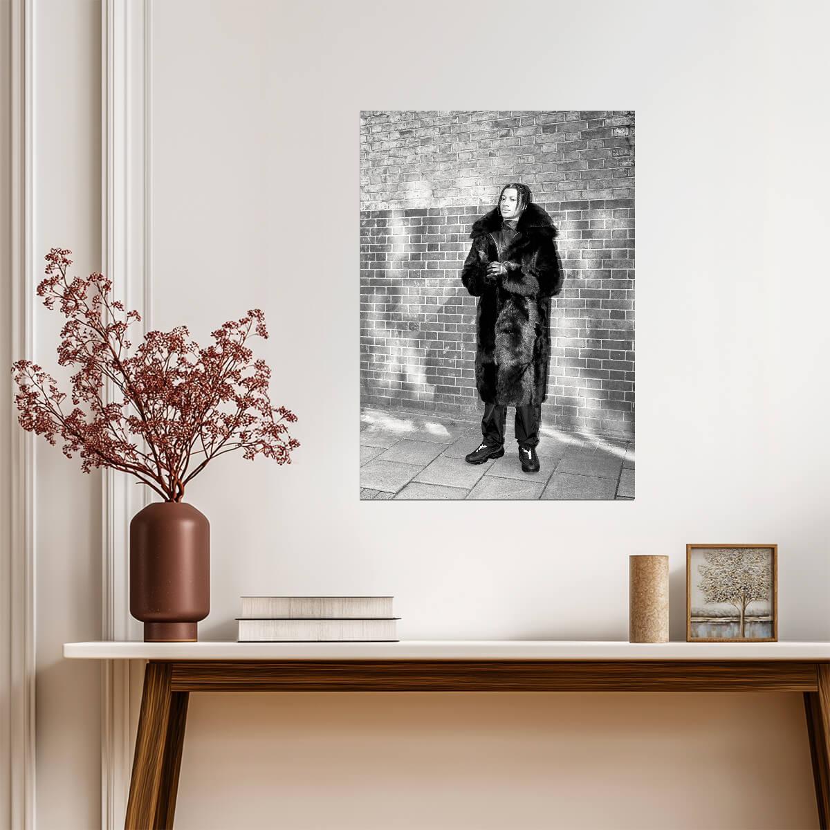 Digga D | Black and White Art | Rapper Poster - Music Poster
