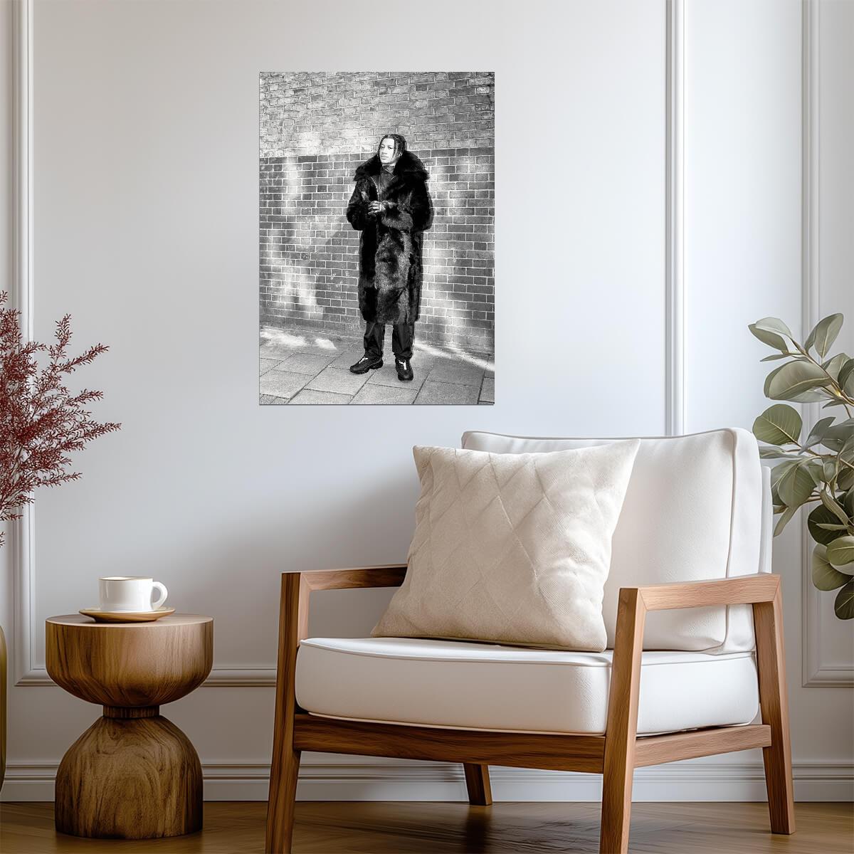 Digga D | Black and White Art | Rapper Poster - Music Poster