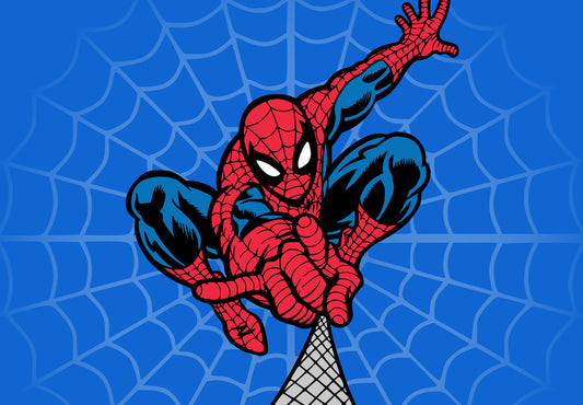 Spider-Man Comic Book Art | Classic Superhero Poster | Marvel Wall Art - Graphic & Art Poster
