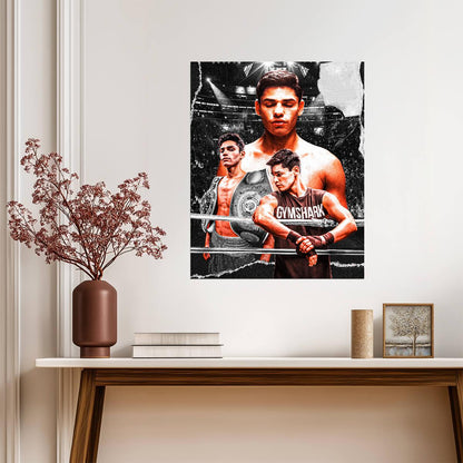 Ryan Garcia King Ryan | Boxing Poster | Modern Sports Tribute Art - Sports Poster
