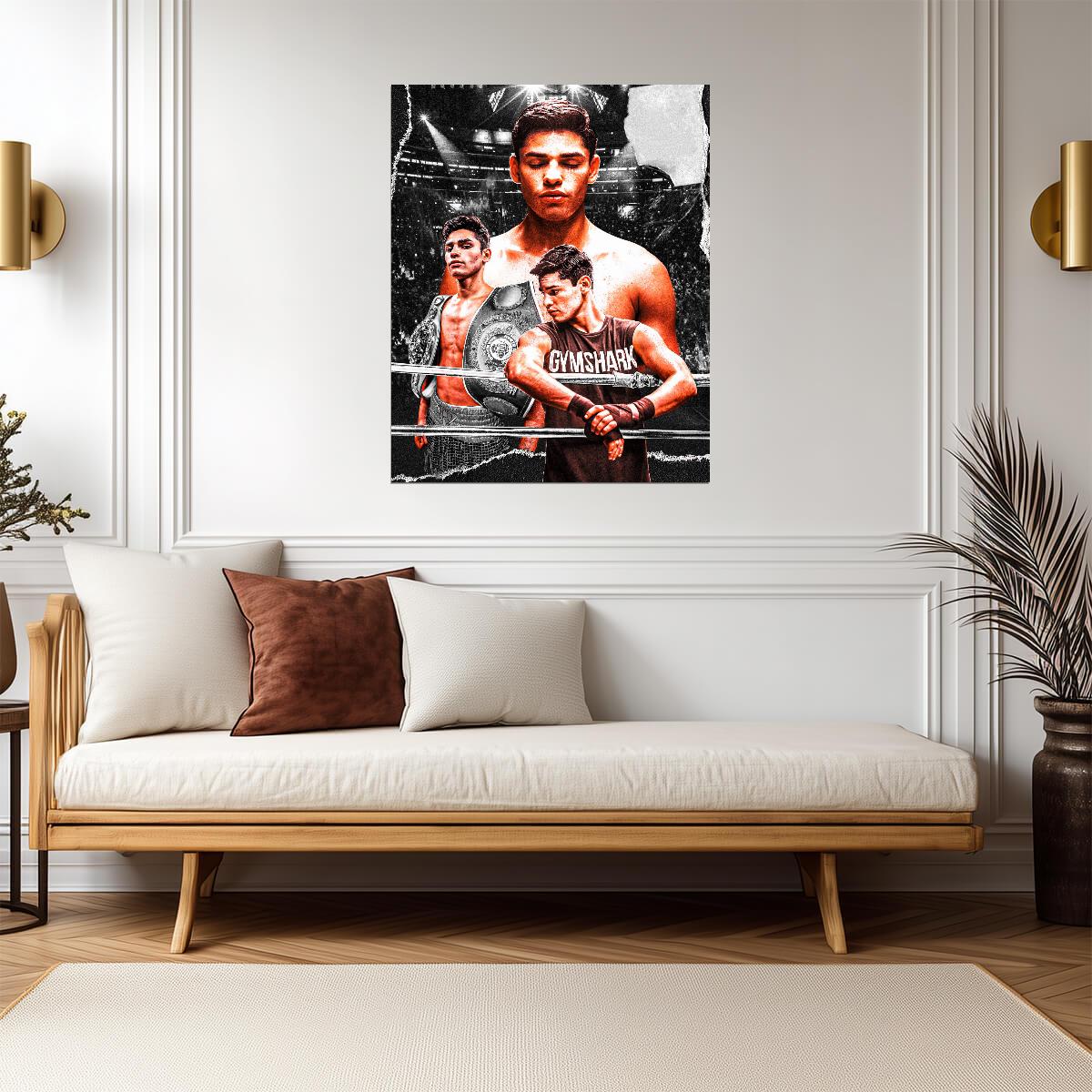 Ryan Garcia King Ryan | Boxing Poster | Modern Sports Tribute Art - Sports Poster