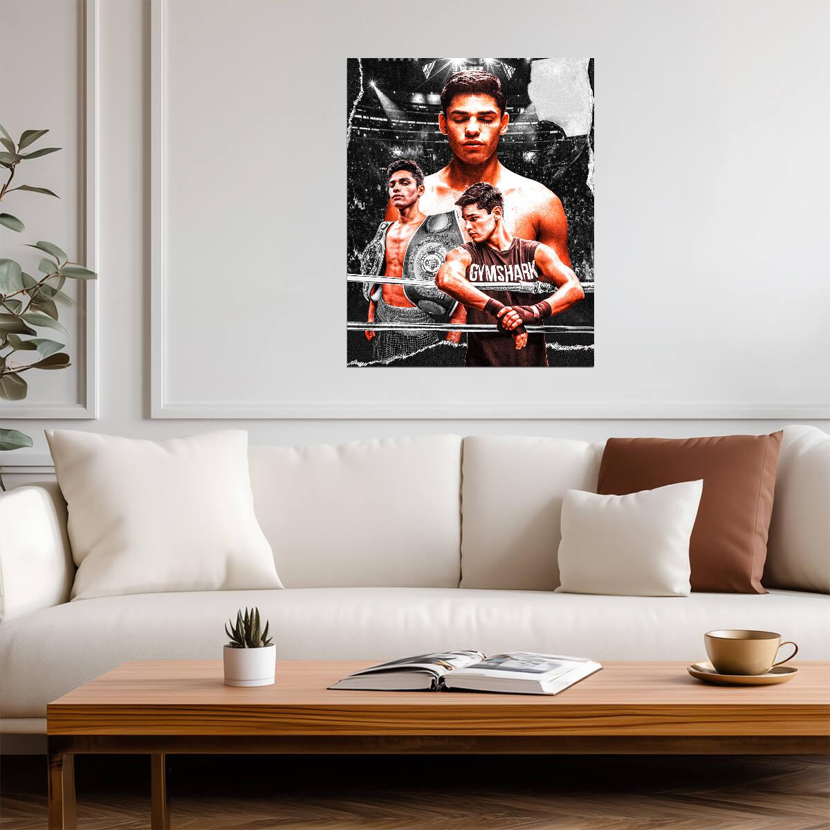 Ryan Garcia King Ryan | Boxing Poster | Modern Sports Tribute Art - Sports Poster