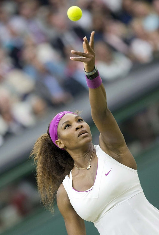 Serena Williams In Action | Tennis Legend Poster | Inspirational Sports Photography - Sports Poster