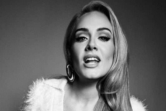 Adele Black and White | Soul Poster | Monochrome Portrait - Music Poster