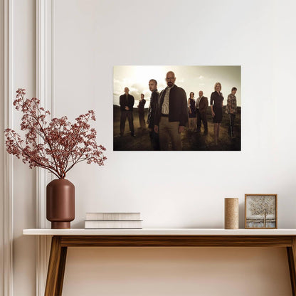 Breaking Bad Cast in the Desert | Walter White & Jesse Pinkman | Crime Drama TV Show Poster - Movies & TV Poster