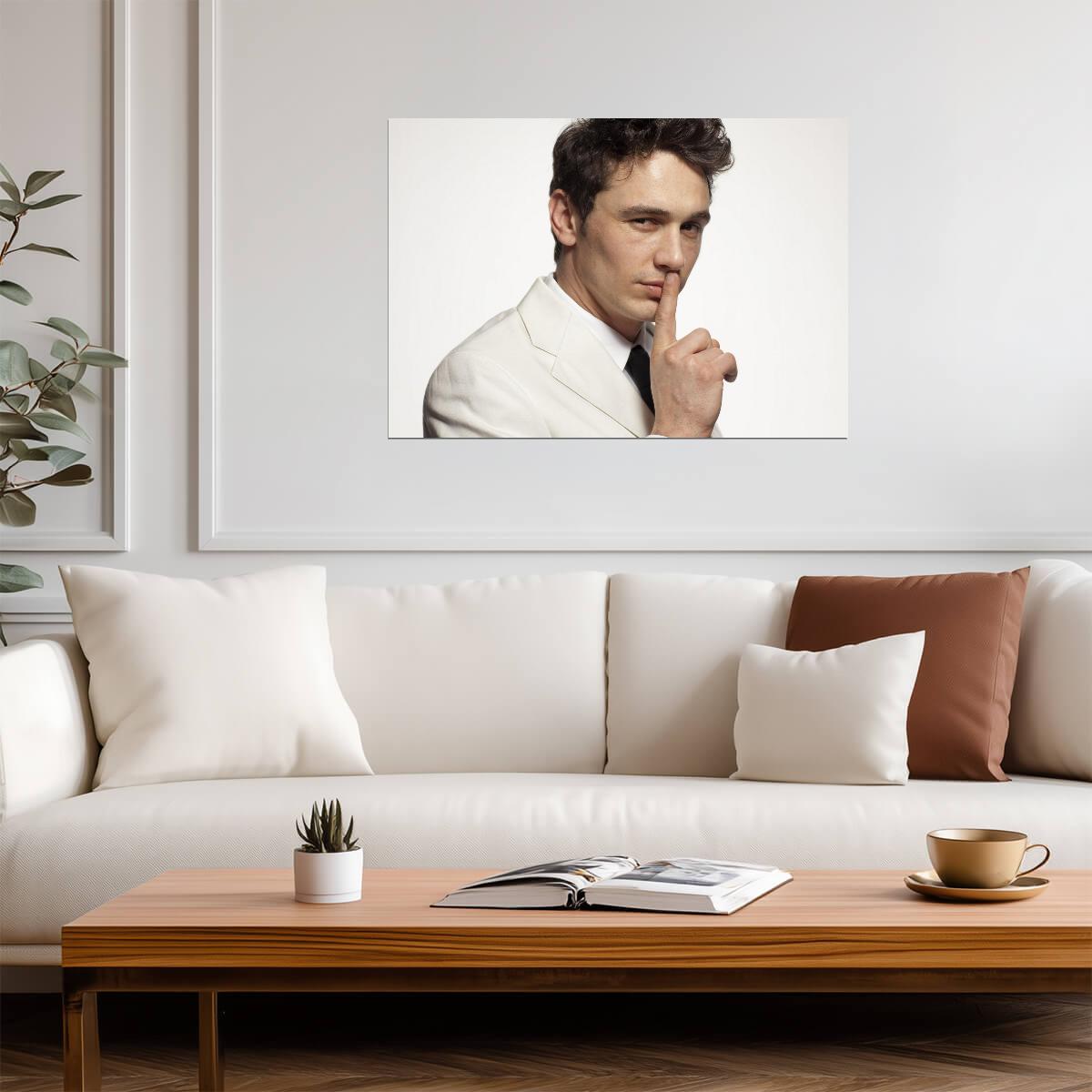 James Franco | Pastel Art Print | Film Star Poster - Celebrities Poster