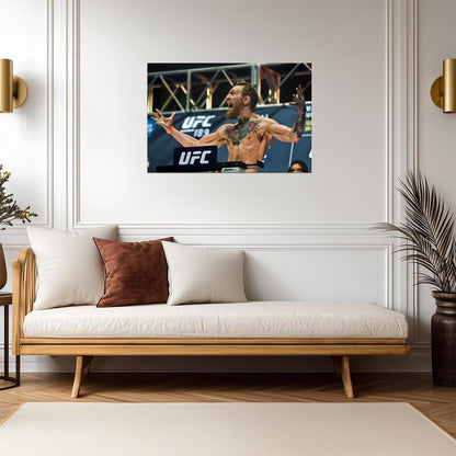 Conor McGregor at UFC 189 Weigh-in | MMA Fighter Poster | Sports Legend Wall Art - Sports Poster