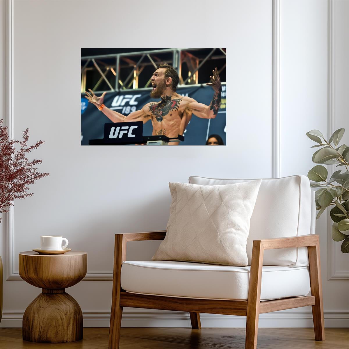 Conor McGregor at UFC 189 Weigh-in | MMA Fighter Poster | Sports Legend Wall Art - Sports Poster