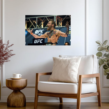 Conor McGregor at UFC 189 Weigh-in | MMA Fighter Poster | Sports Legend Wall Art - Sports Poster