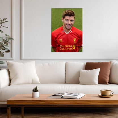 Steven Gerrard Liverpool FC | Soccer Legend Poster | Sports Wall Art - Sports Poster