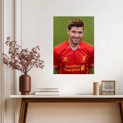 Steven Gerrard Liverpool FC | Soccer Legend Poster | Sports Wall Art - Sports Poster