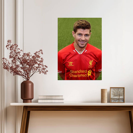 Steven Gerrard Liverpool FC | Soccer Legend Poster | Sports Wall Art - Sports Poster