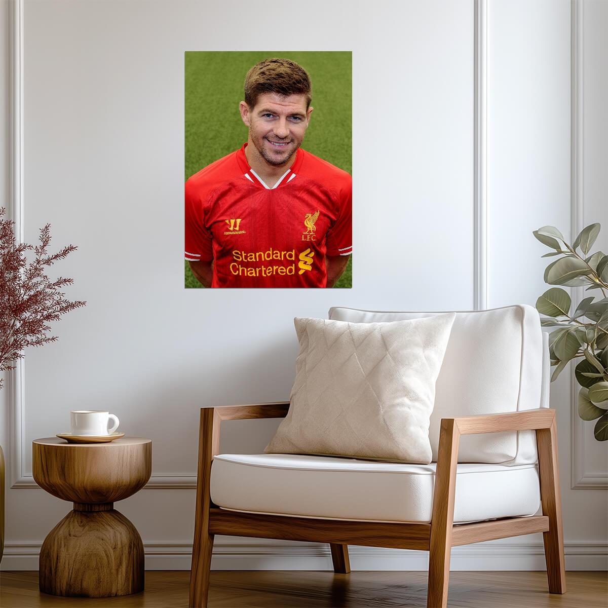 Steven Gerrard Liverpool FC | Soccer Legend Poster | Sports Wall Art - Sports Poster