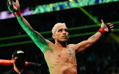 Charles Oliveira Victory Pose | MMA Poster | Do Bronx Champion Art - Sports Poster